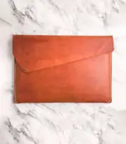 Handmade & Hand Stitched Leather Macbook Case