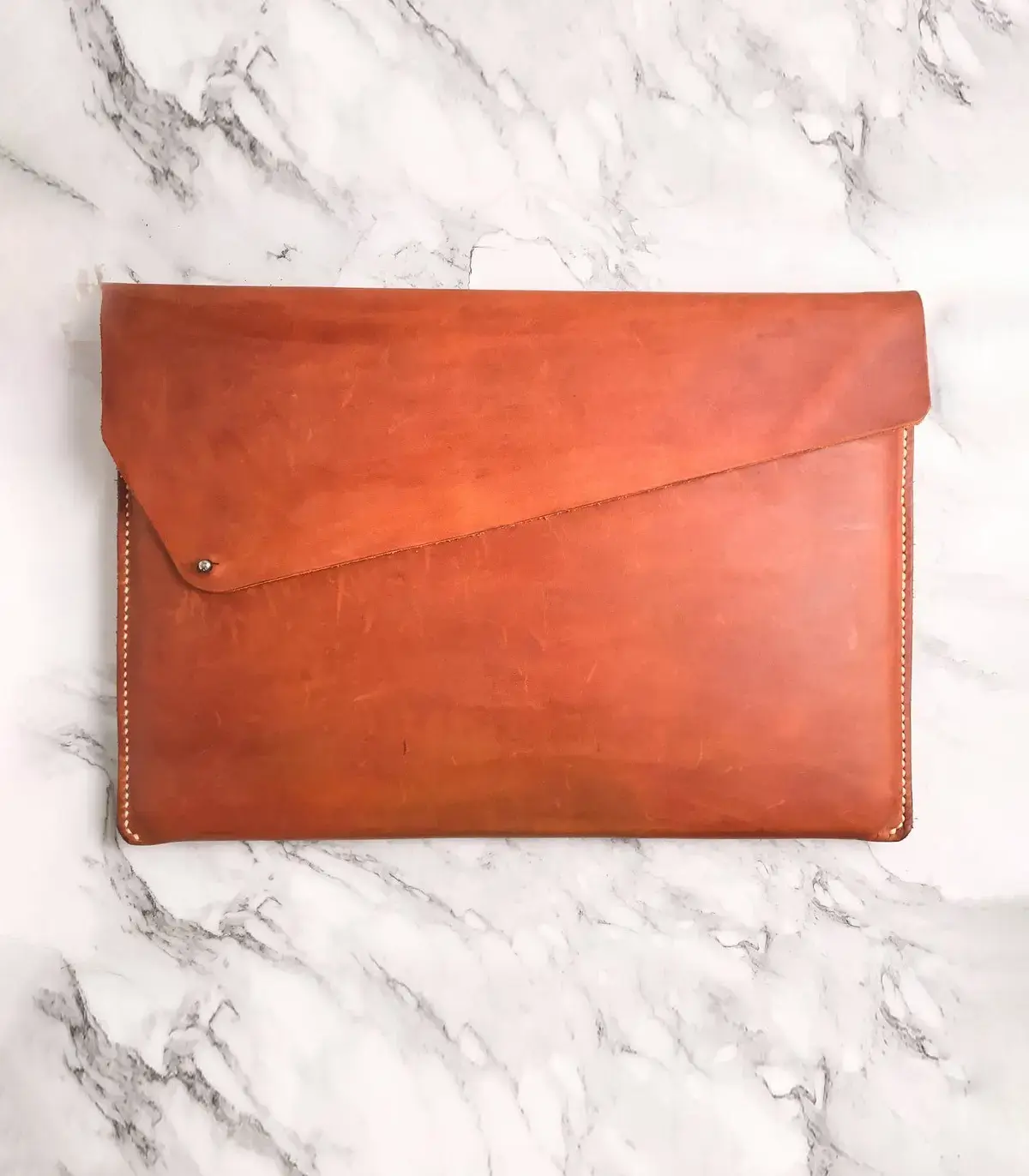 Handmade & Hand Stitched Leather Macbook Case