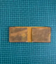 Handmade & Hand Stitched Leather Wallet