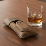 Handmade Leather 2-Cigar Case
