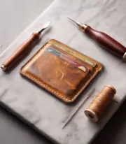 Slim Handmade Leather Card Wallets